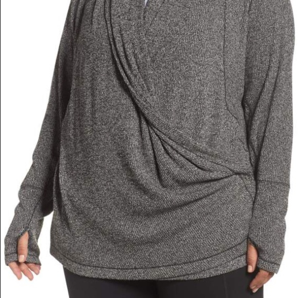 ISO - Zella Enlighten Me Ribbed Cardigan Plus Size
